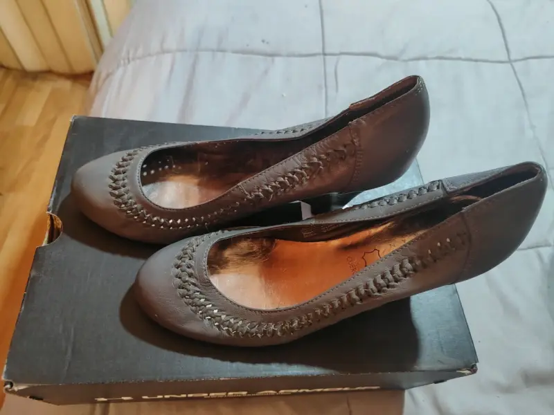 Zapatos de cuero grises - 3