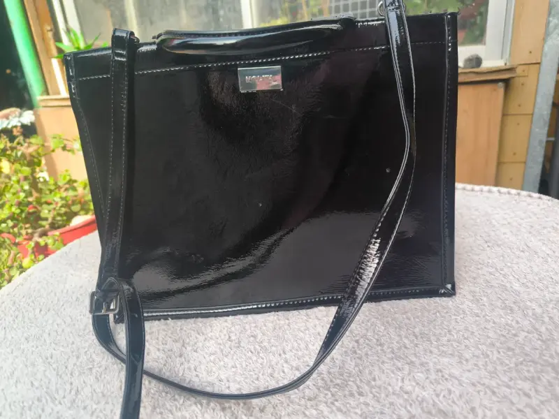 Cartera negra minimalista - 5