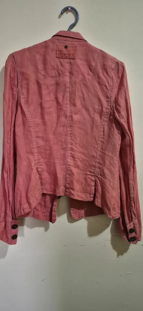 Chaqueta roja de lino - 2