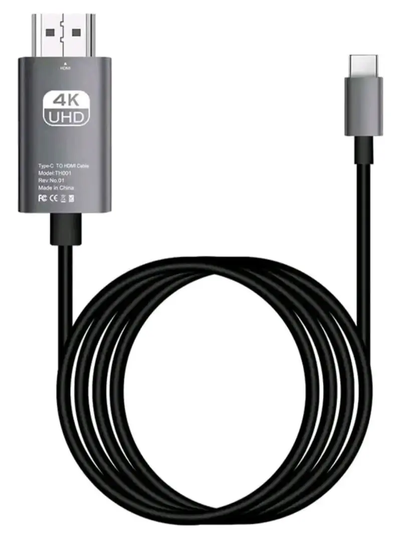 Cable USB-C a HDMI 4K UHD