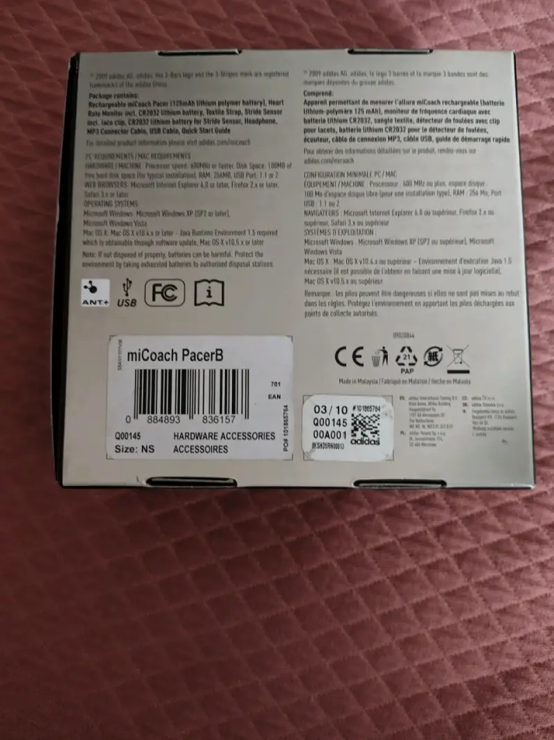 Monitor de ritmo Adidas miCoach - 2