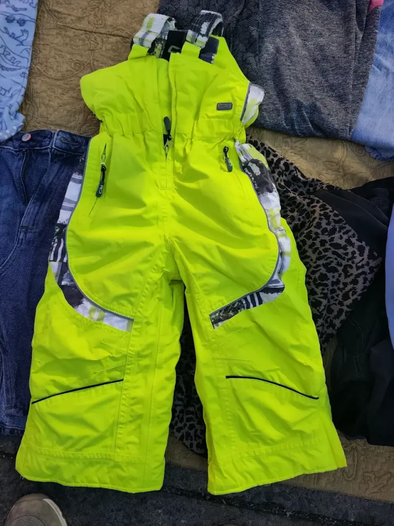 Overol impermeable infantil verde - 3