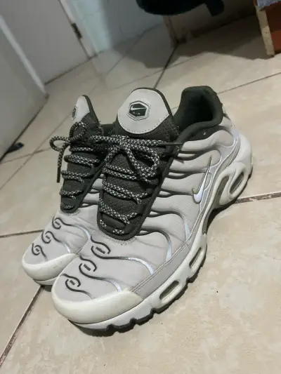 Zapatillas deportivas Nike Air blancas-verde - miniatura 1