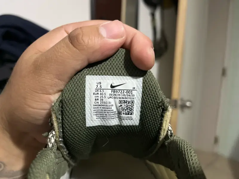 Zapatillas deportivas Nike Air blancas-verde - 3