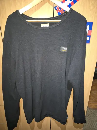 Polera manga larga negra Fiorucci - miniatura 1