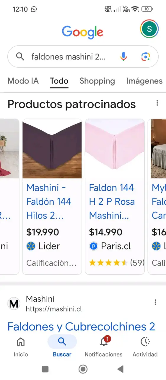 Faldón Mashini 144 hilos 2 plazas - 5