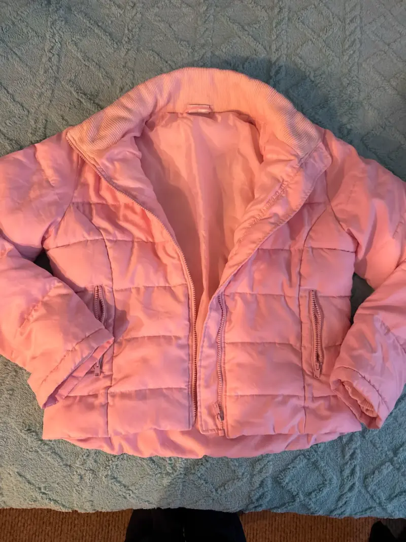Chaqueta acolchada rosa - 2