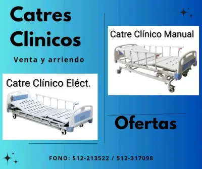 Catres clínicos eléctricos y manuales - miniatura 1