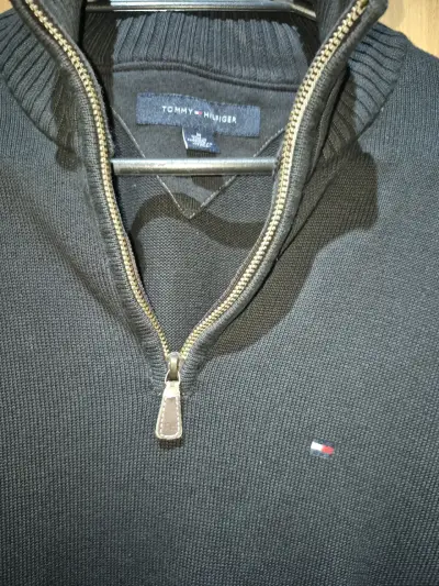 Suéter negro Tommy Hilfiger original - miniatura 3