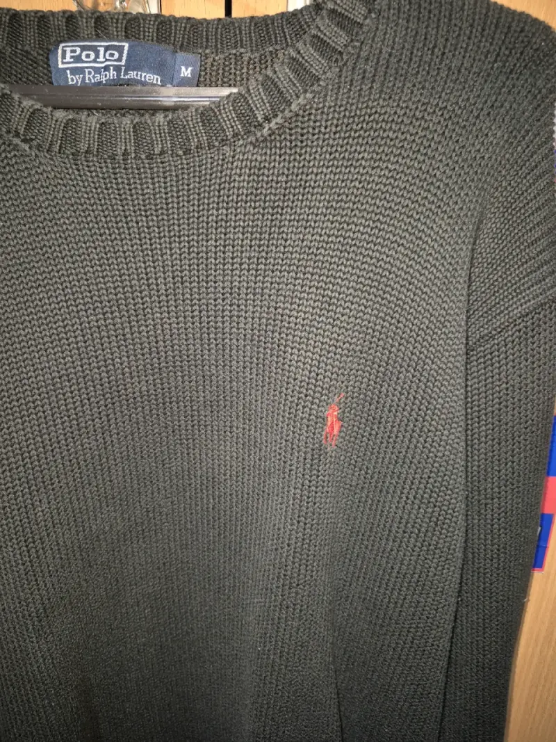 Suéter de lana oscuro Polo Ralph Lauren original - 2