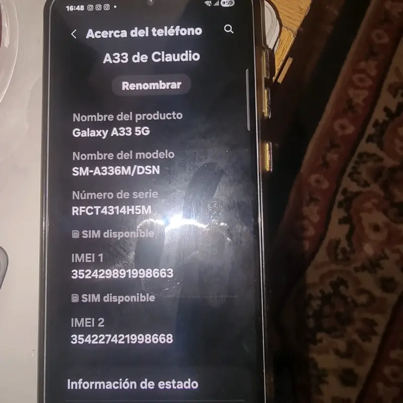 Samsung A33 ram6 /128 gb interno - 3