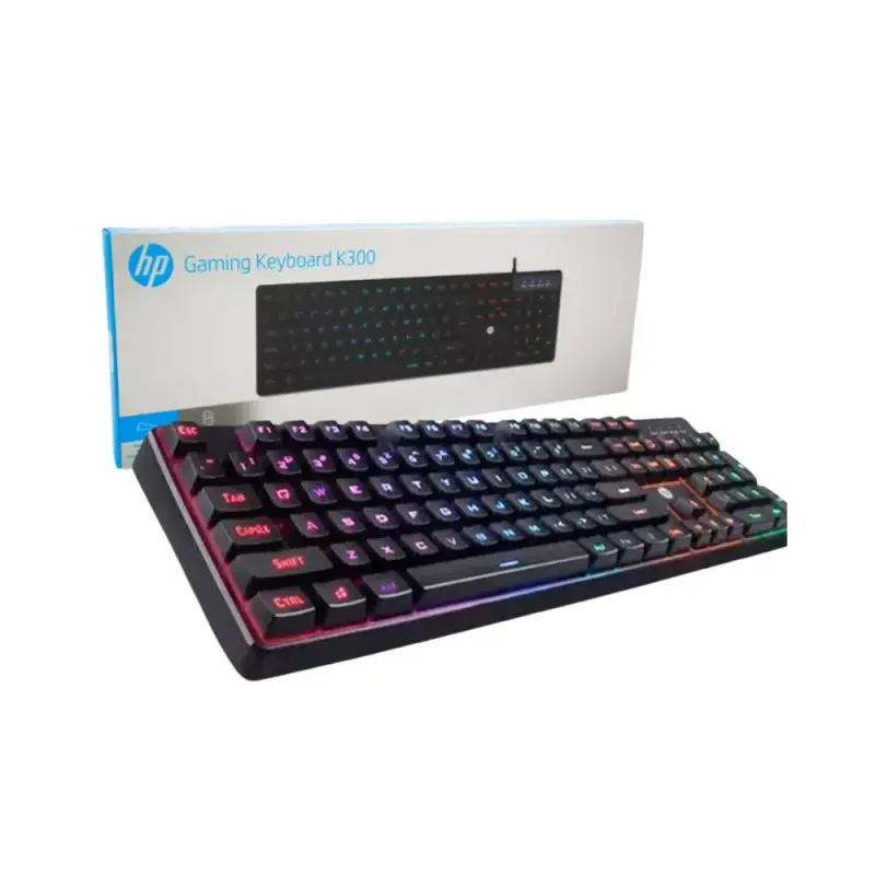 Teclado gamer HP K300 - 1