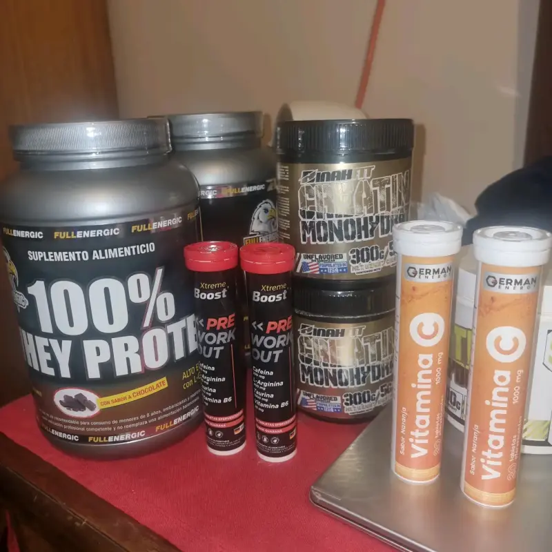 Proteína Whey 100% chocolate y creatina - 3