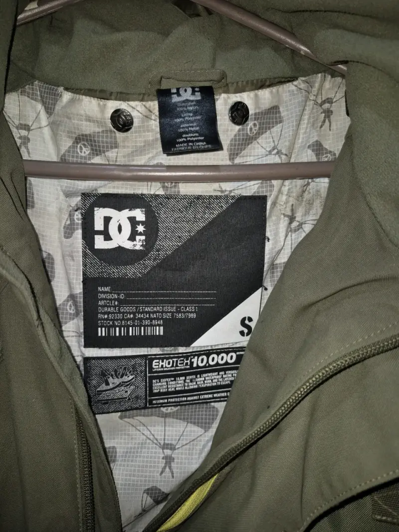 Parka militar verde DC original - 3