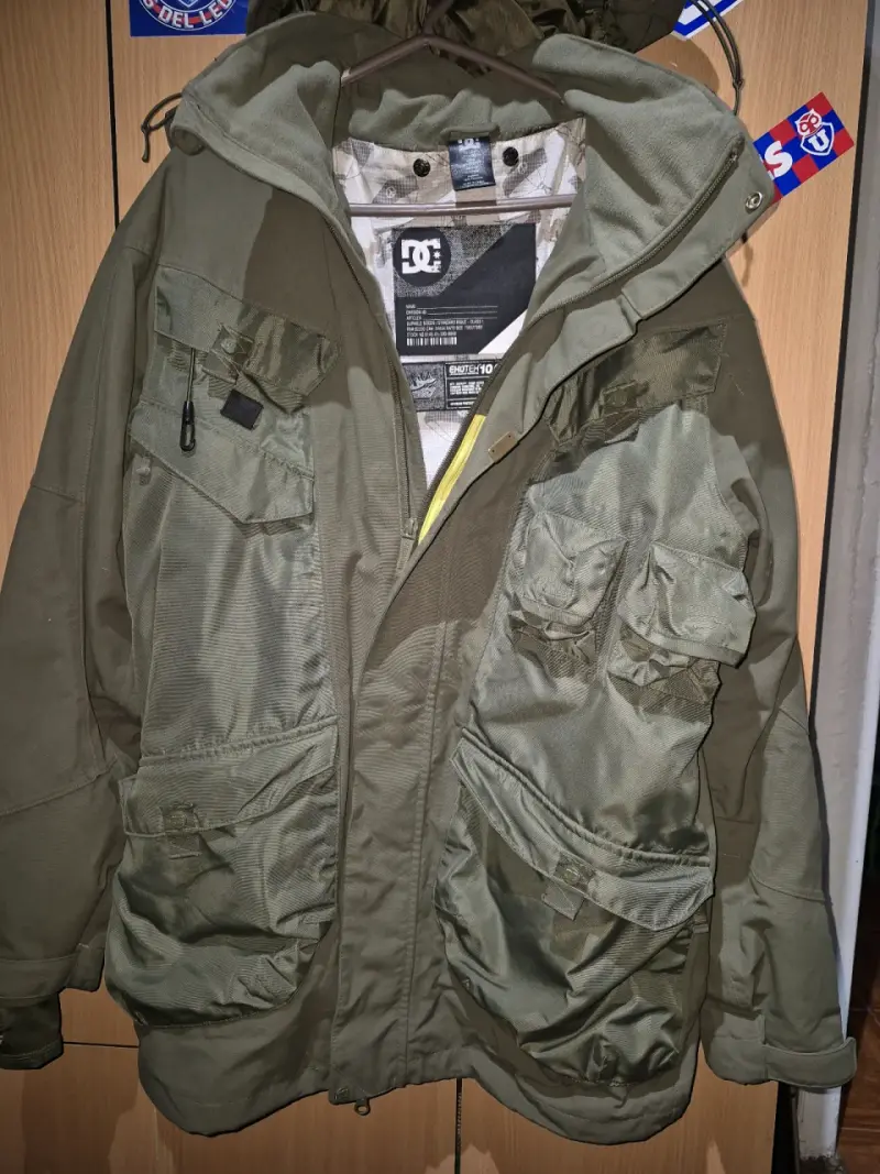 Parka militar verde DC original - 4