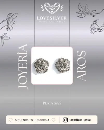 Set aros variados plata - miniatura 2
