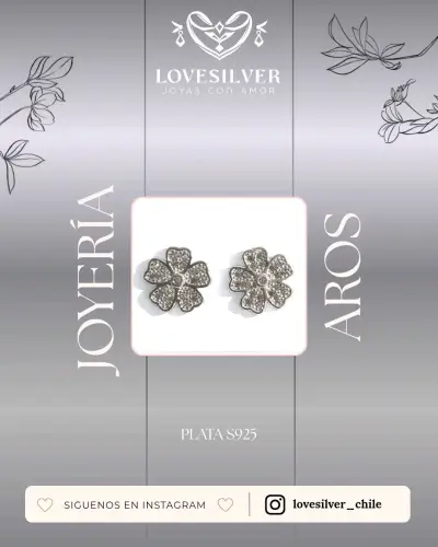 Set aros variados plata - miniatura 3