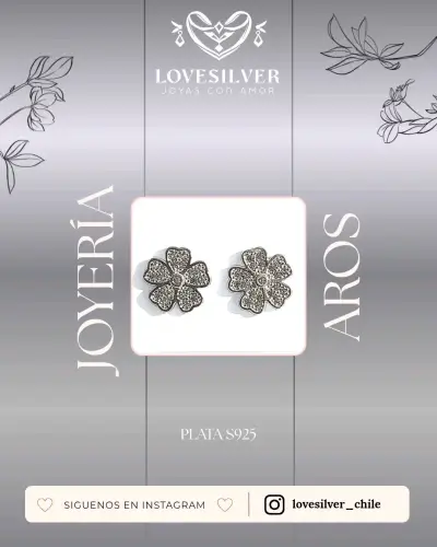 Set aros variados plata - miniatura 5