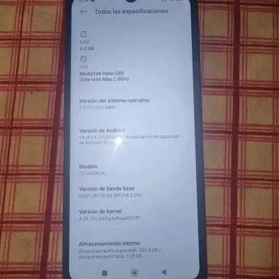 Xiaomi 12 c 4 ram/128 gb interno - miniatura 2