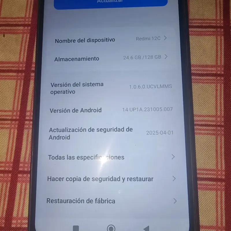 Xiaomi 12 c 4 ram/128 gb interno - 3