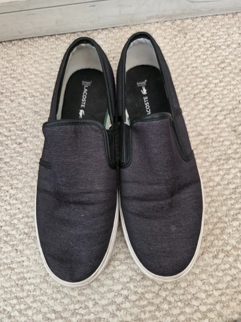 Zapatillas slip-on negras Lacoste - 1