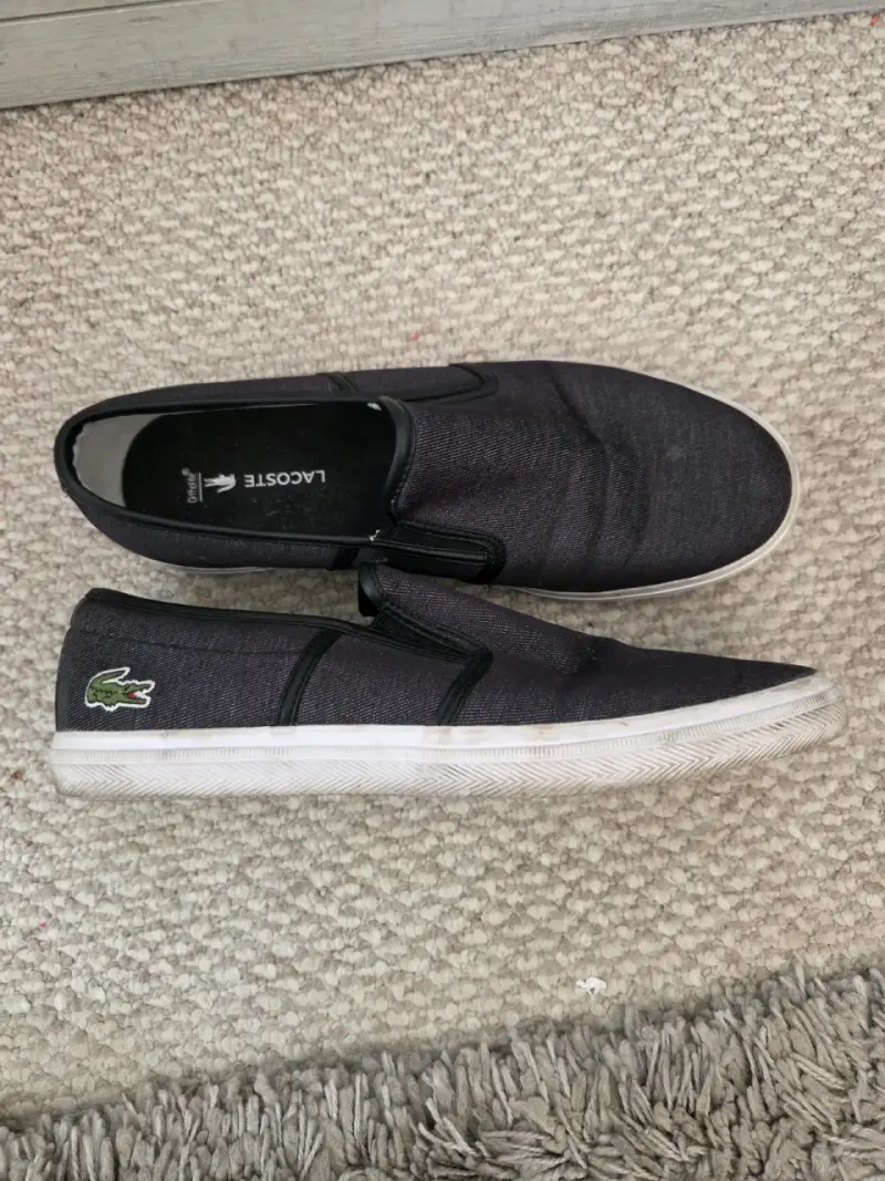 Zapatillas slip-on negras Lacoste - 2
