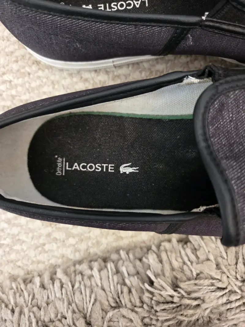 Zapatillas slip-on negras Lacoste - 3