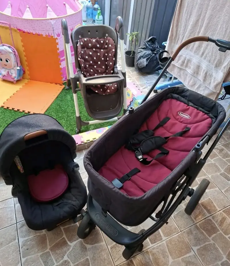 Pack coche (con nido)mas silla de comer - 2