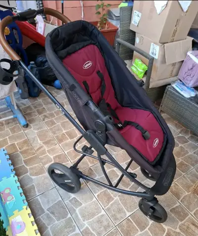 Pack coche (con nido)mas silla de comer - miniatura 3