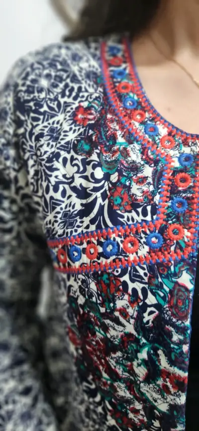 Chaqueta estampada multicolor - miniatura 2