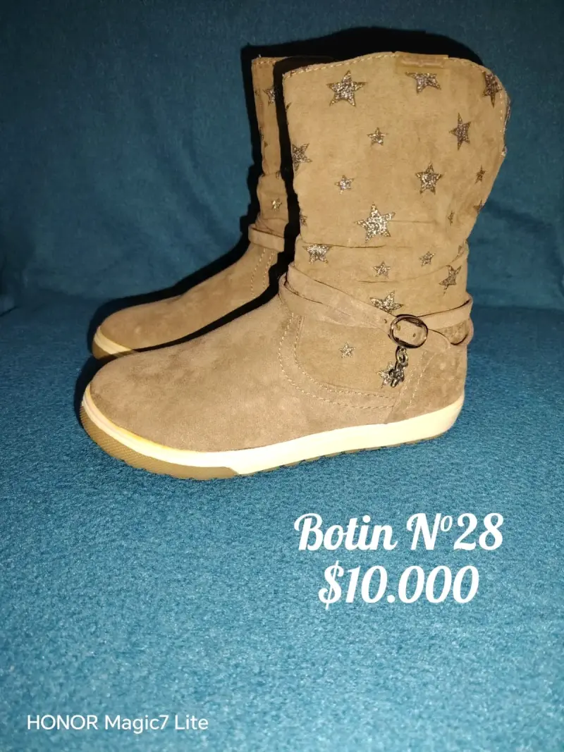 Botines de niña con estrellas