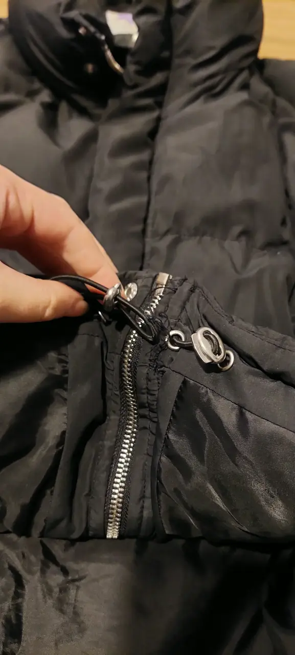 Chaqueta puffer negra - 3