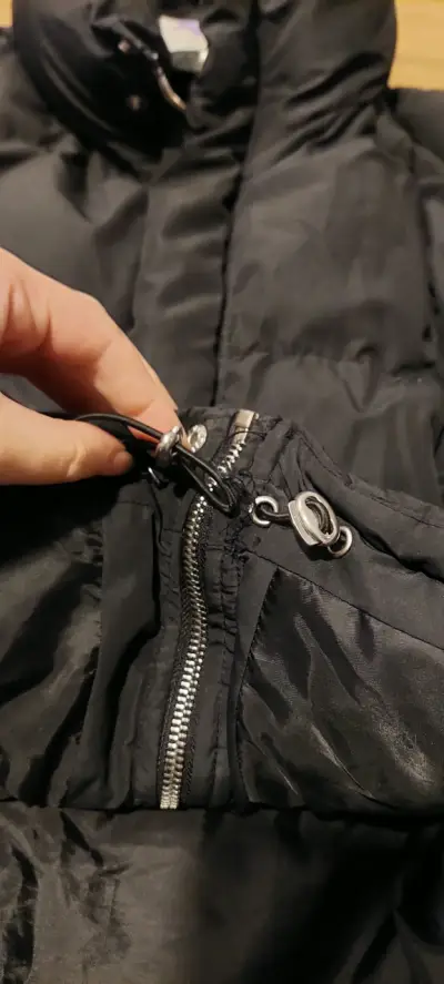 Chaqueta puffer negra - miniatura 3
