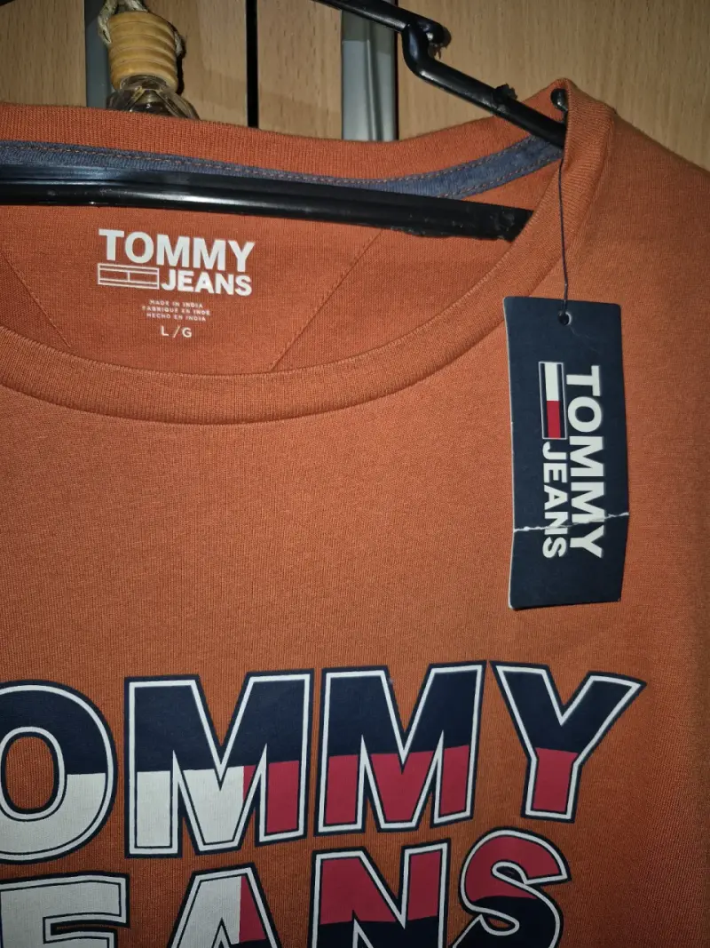 Polera Tommy Jeans naranja - 2