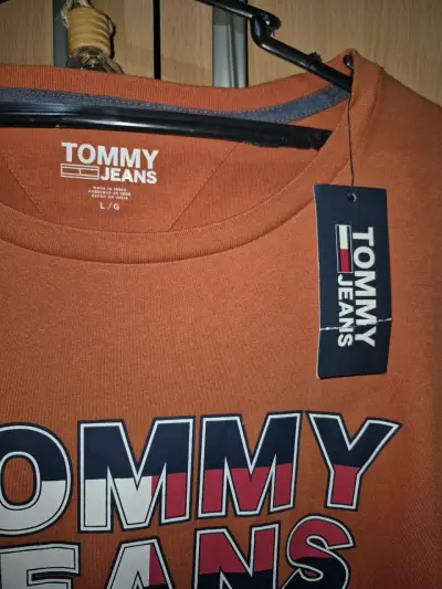 Polera Tommy Jeans naranja - miniatura 2