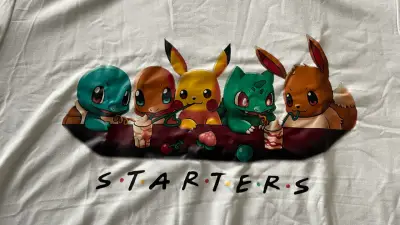 Polera blanca estampada Pokémon - miniatura 2