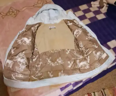 Parka impermeable azul claro - miniatura 2