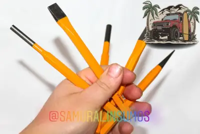 Kit 5 En 1 Cinceles u Punzones Acero En Frio 10mm - miniatura 2