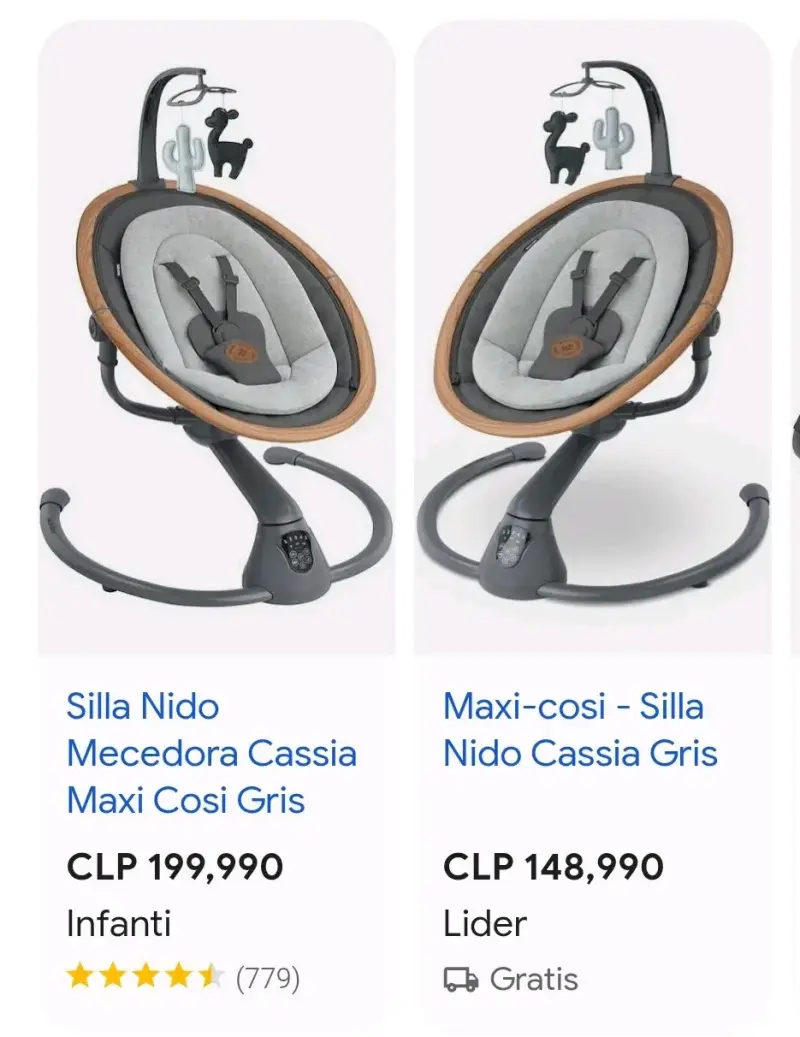 Silla mecedora para bebé - 2