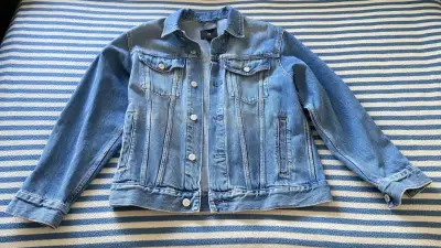Chaqueta de mezclilla azul hombre H&M - miniatura 2