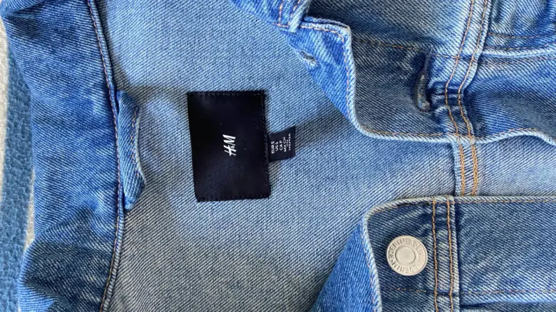 Chaqueta de mezclilla azul hombre H&M - 3