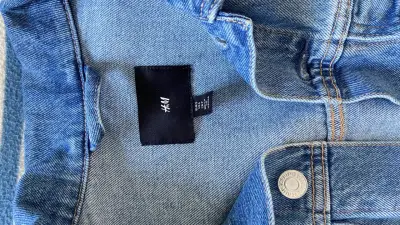 Chaqueta de mezclilla azul hombre H&M - miniatura 3