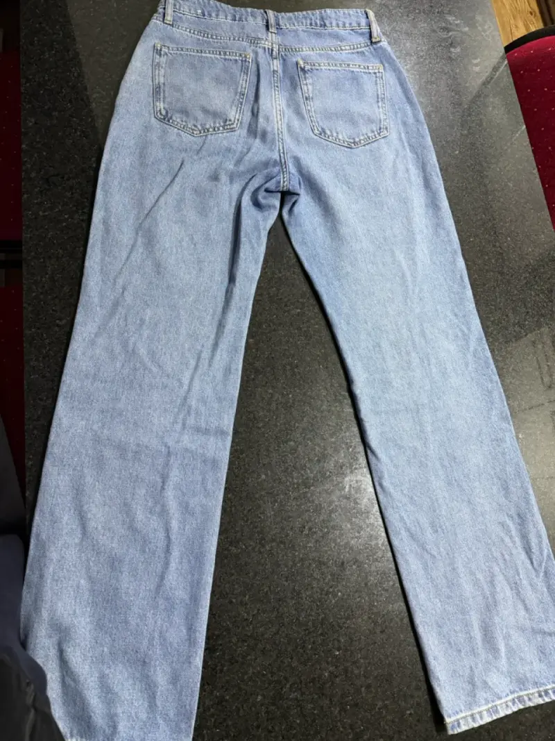 Jeans mango azul claro para mujer - 3