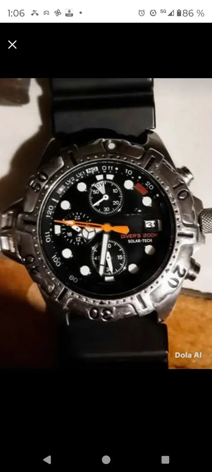 Reloj de buceo solar tech - 1