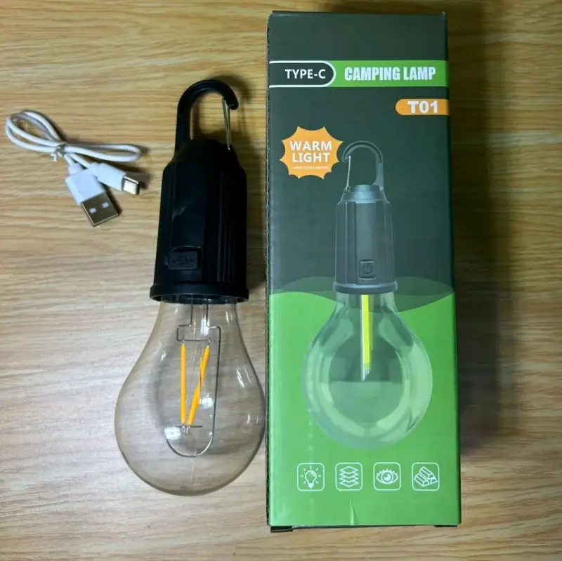 Lámpara de camping tipo C Recargable