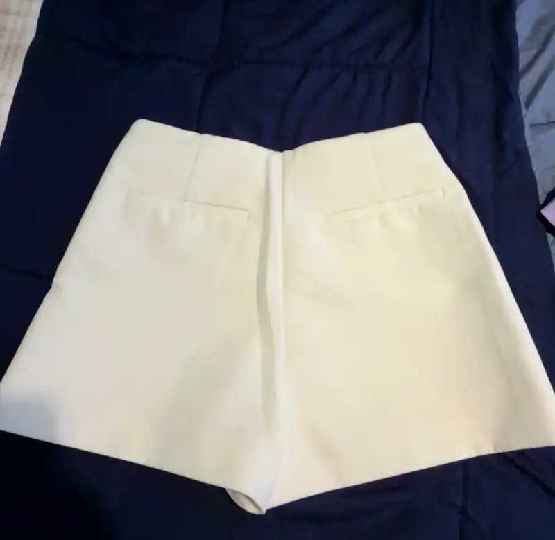 Short Falda blanca Zara talla S - 3