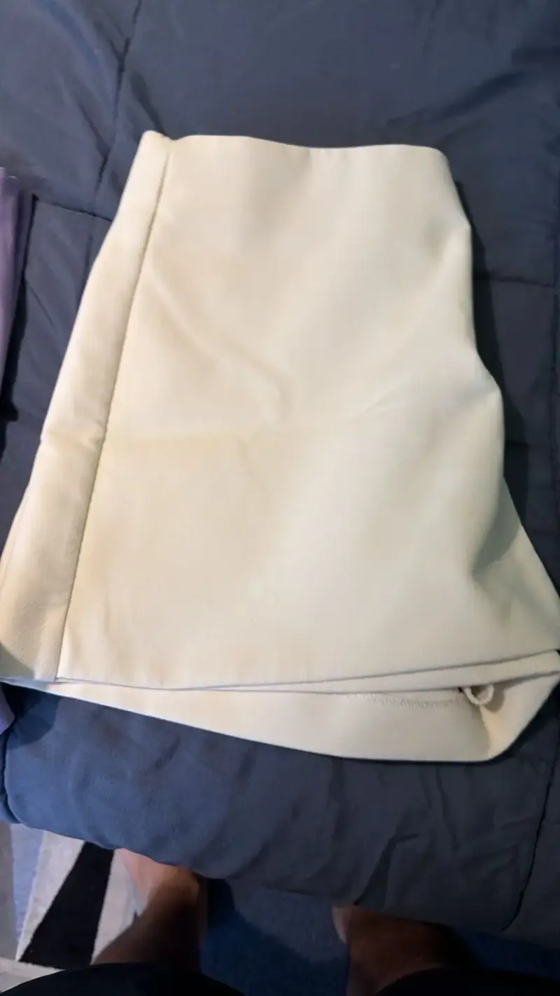 Short Falda blanca Zara talla S - 5
