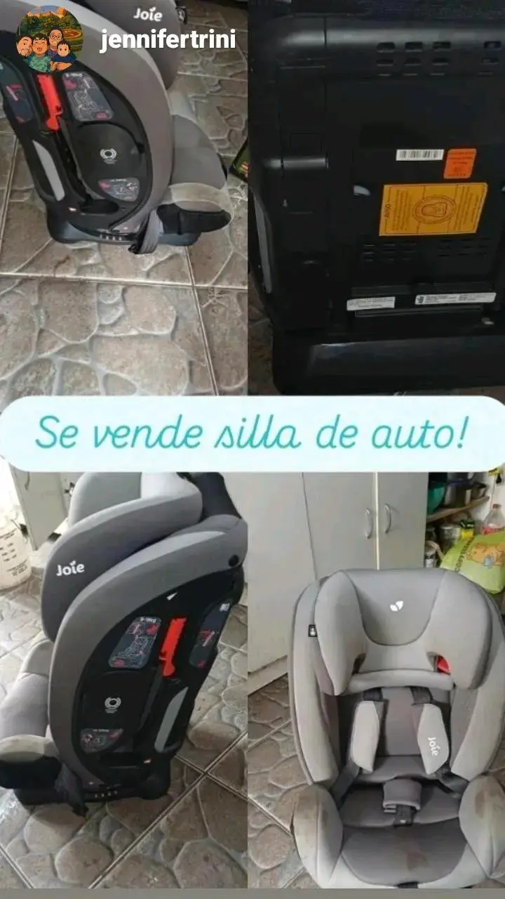 Silla de auto Joie gris