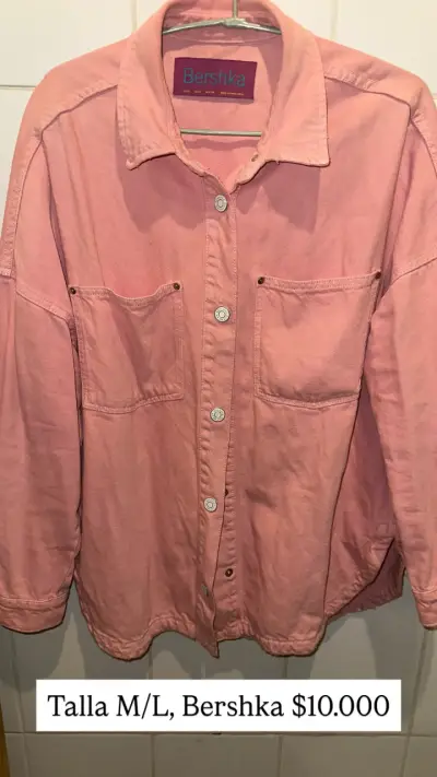 Chaqueta rosa Bershka - miniatura 1