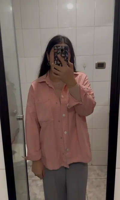 Chaqueta rosa Bershka - miniatura 2